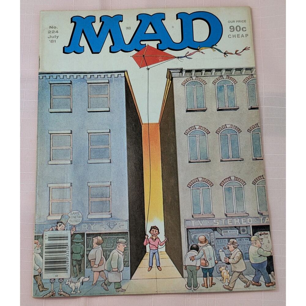 Mad Magazine July 1981 No. 224 Don Martin Looks at Popeye 6.0 FN Fine No Label
